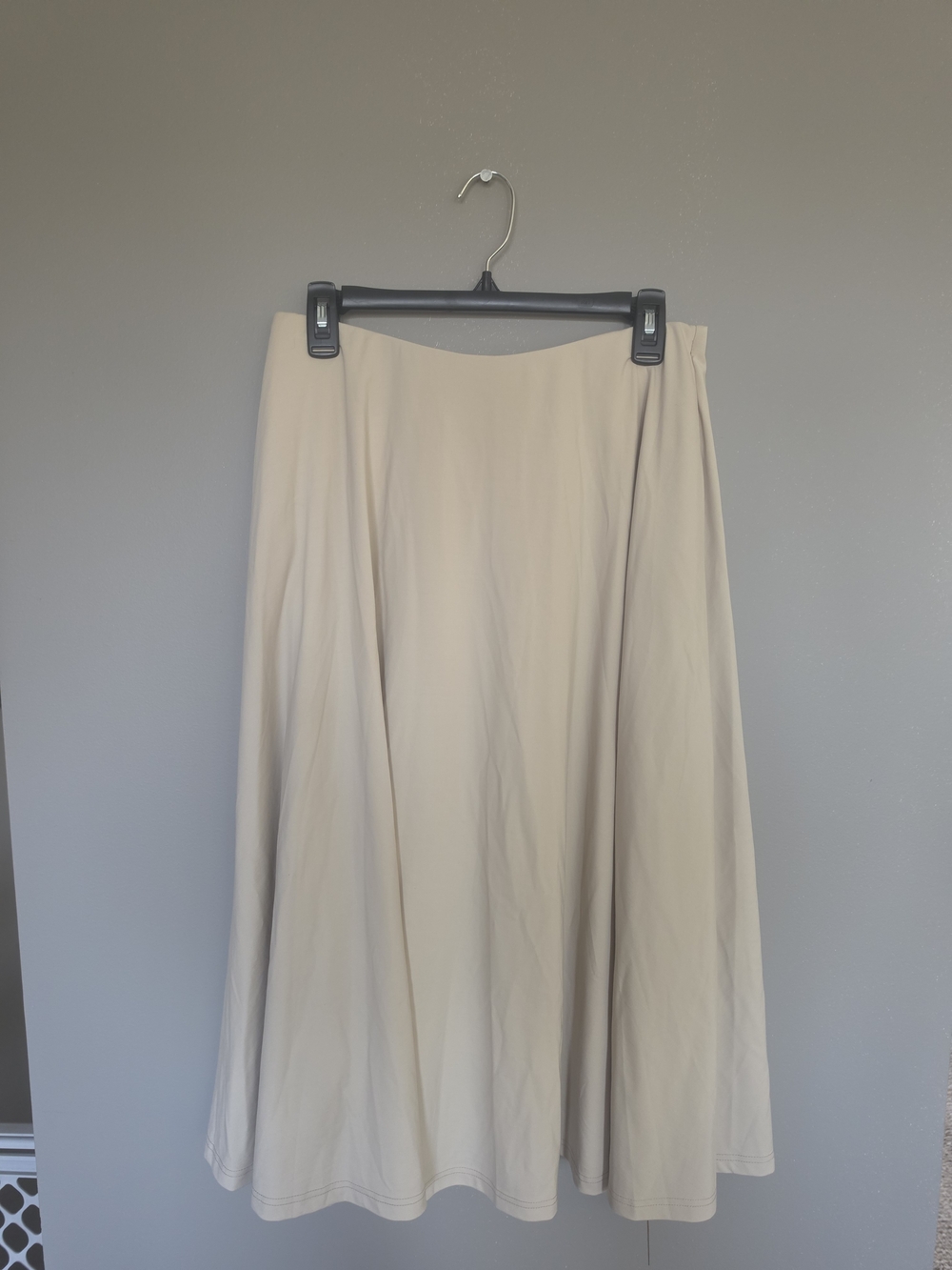 OGL- Elegant Cream A-Line Skirt
